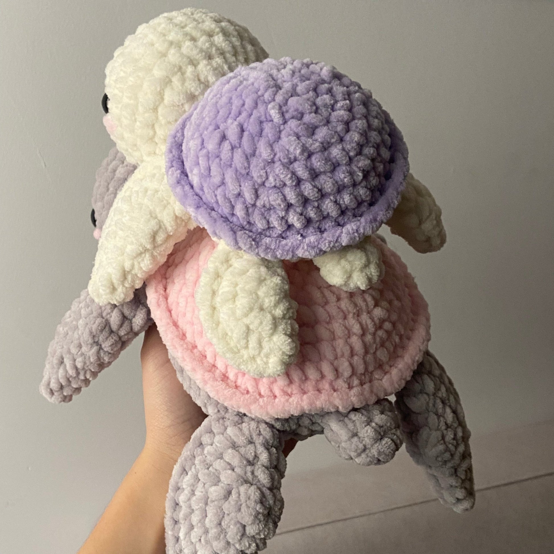 Small & Medium Size Turtle Crochet Pattern - CrochetbysilviaS2 - | CrochetbysilviaS2