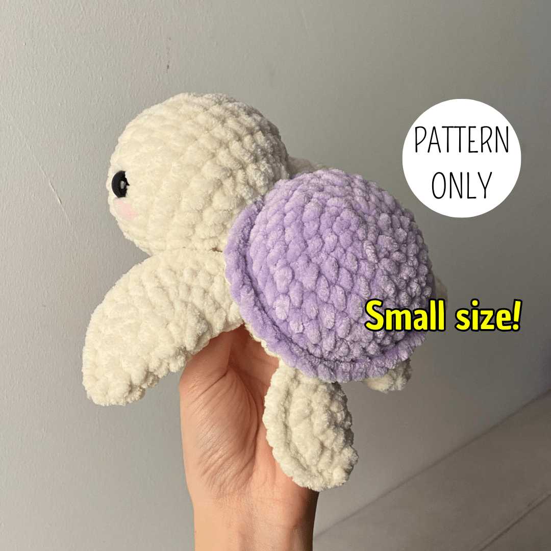 Small Size Turtle Crochet Pattern - CrochetbysilviaS2 - | CrochetbysilviaS2