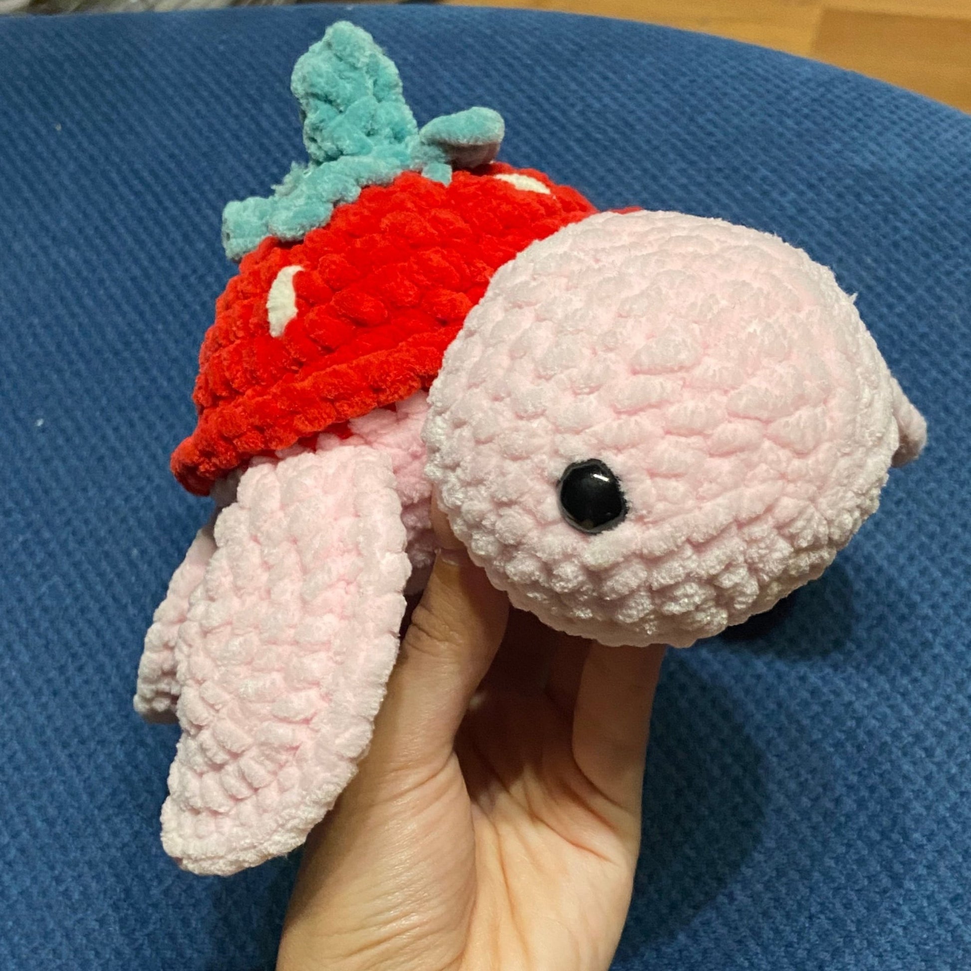 Strawberry Turtle Crochet Pattern - CrochetbysilviaS2 - | CrochetbysilviaS2