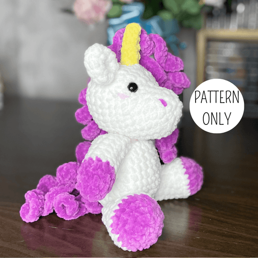 Unicorn Crochet Pattern - CrochetbysilviaS2 - | CrochetbysilviaS2