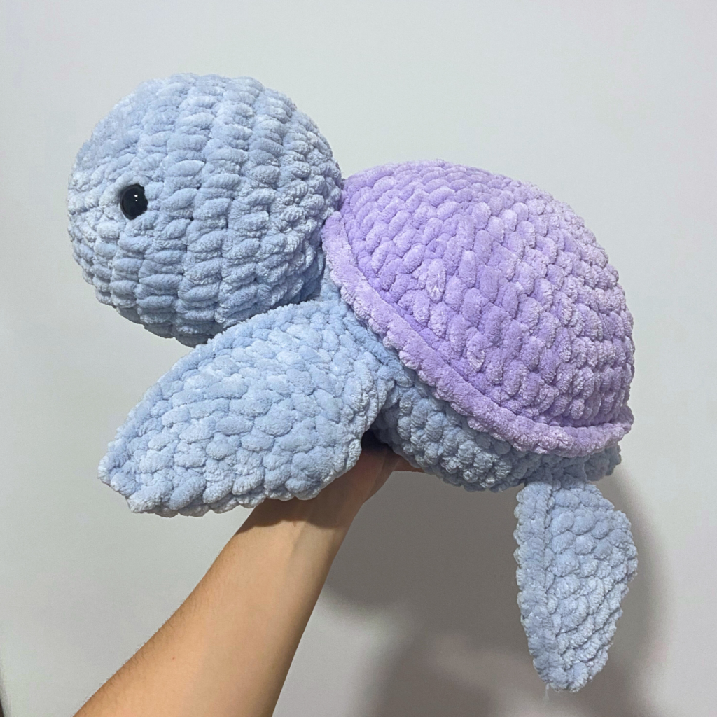 jumbo sea turtle free crochet pattern